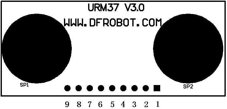Figure 2: URM37 V3.2 Pin Definition Figure 2: URM37 V3.2 Pin Definition