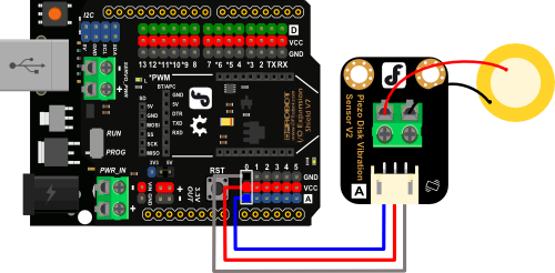 Ceramic Vibration Sensor Piezo Micro-Controller Develope For Arduino Uno NEW 