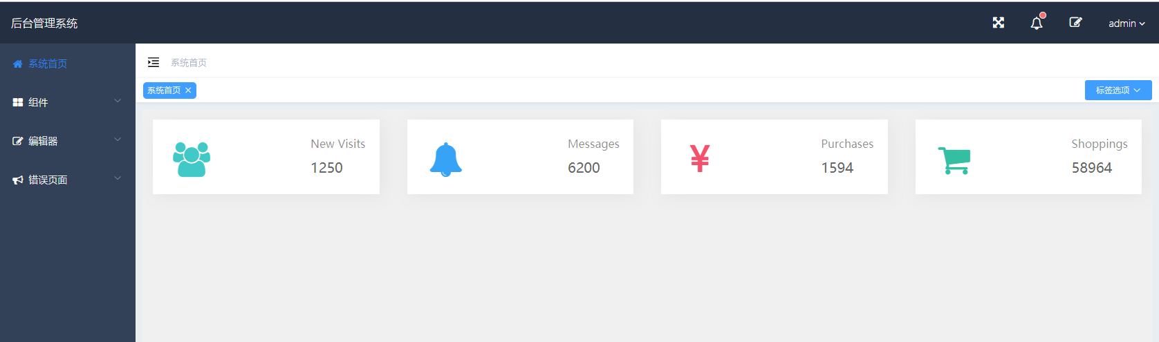 GitHub - DFairy/v-manage-system: 基于element-ui写的后台管理系统