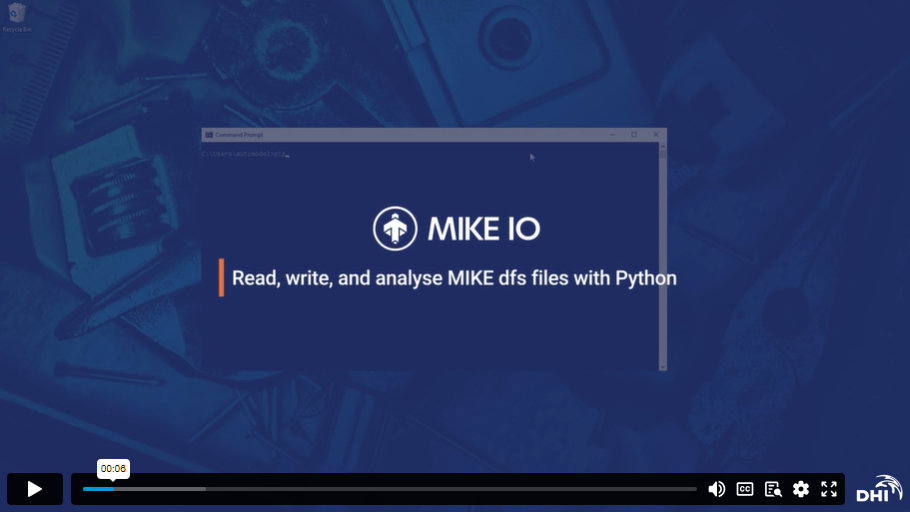 MIKEIO. Read, write and analyze MIKE dfs files with Python on Vimeo