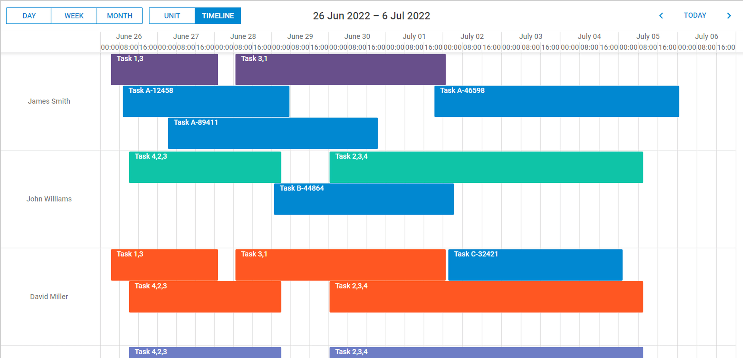 DHTMLX Scheduler with Svelte Demo