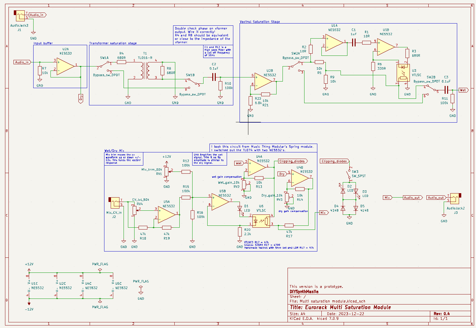 Eurorack Multi Saturation Module — image 2 from the project repository