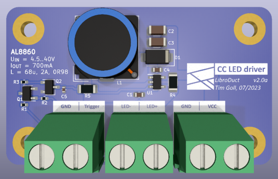 constant current driver render