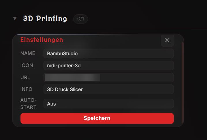 Settings Menu