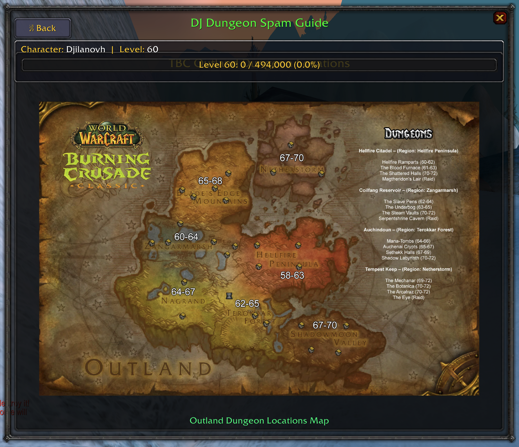 Outland Map