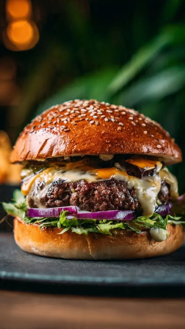 Hamburguer Artesanal Suculento