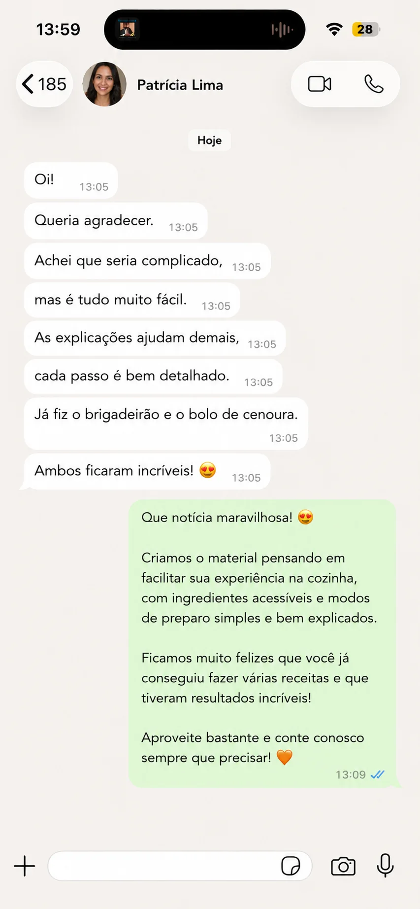 Depoimento de Patrícia Lima