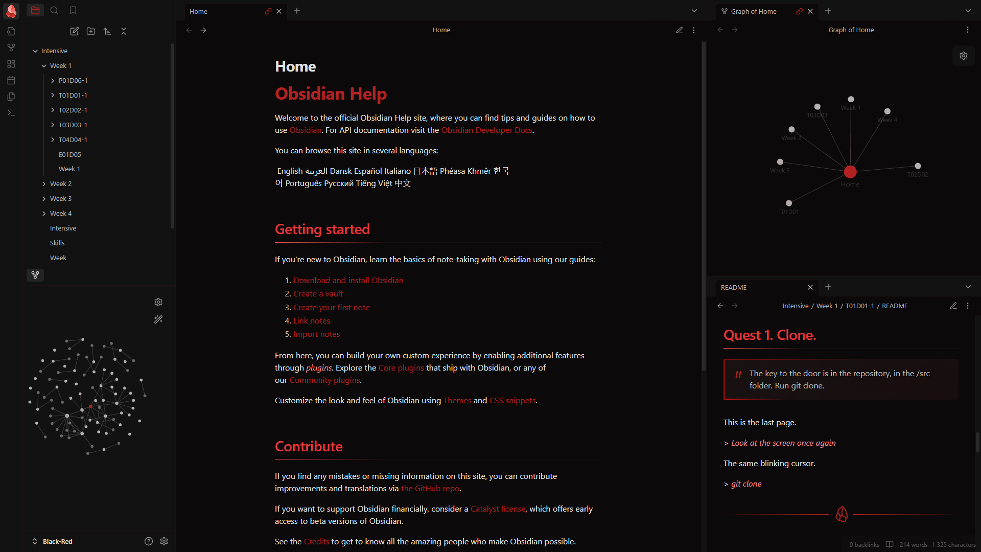 Red-Shadow Theme Preview