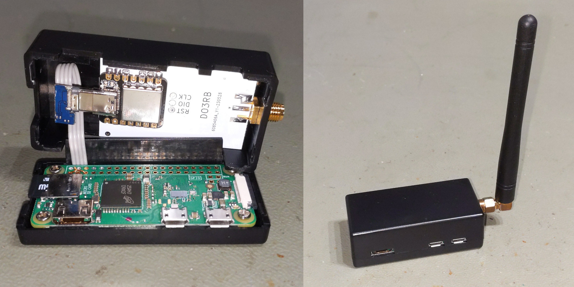 Wireless Network Transceiver bundled into an enclosure with a RaspberryPi Zero