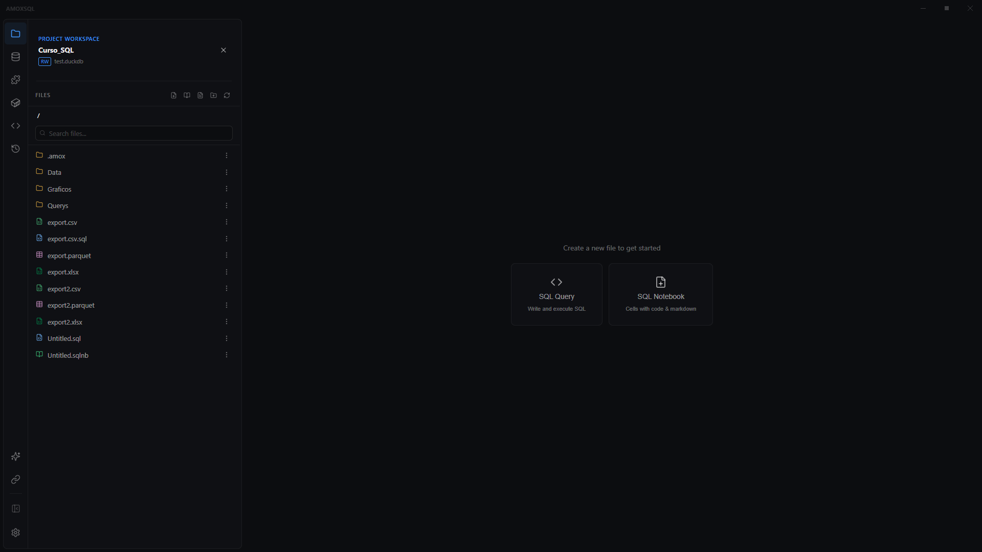 AmoxSQL IDE