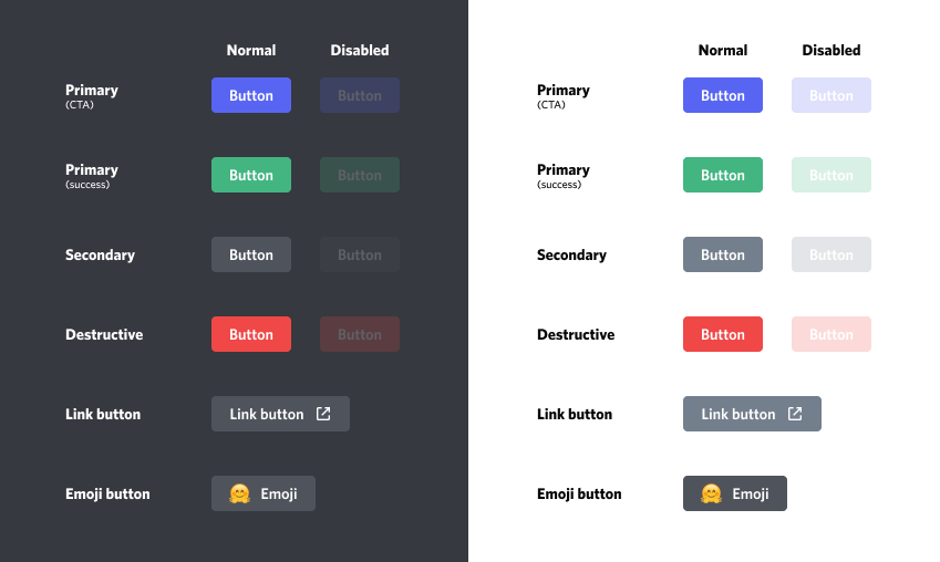 Example Button Styles