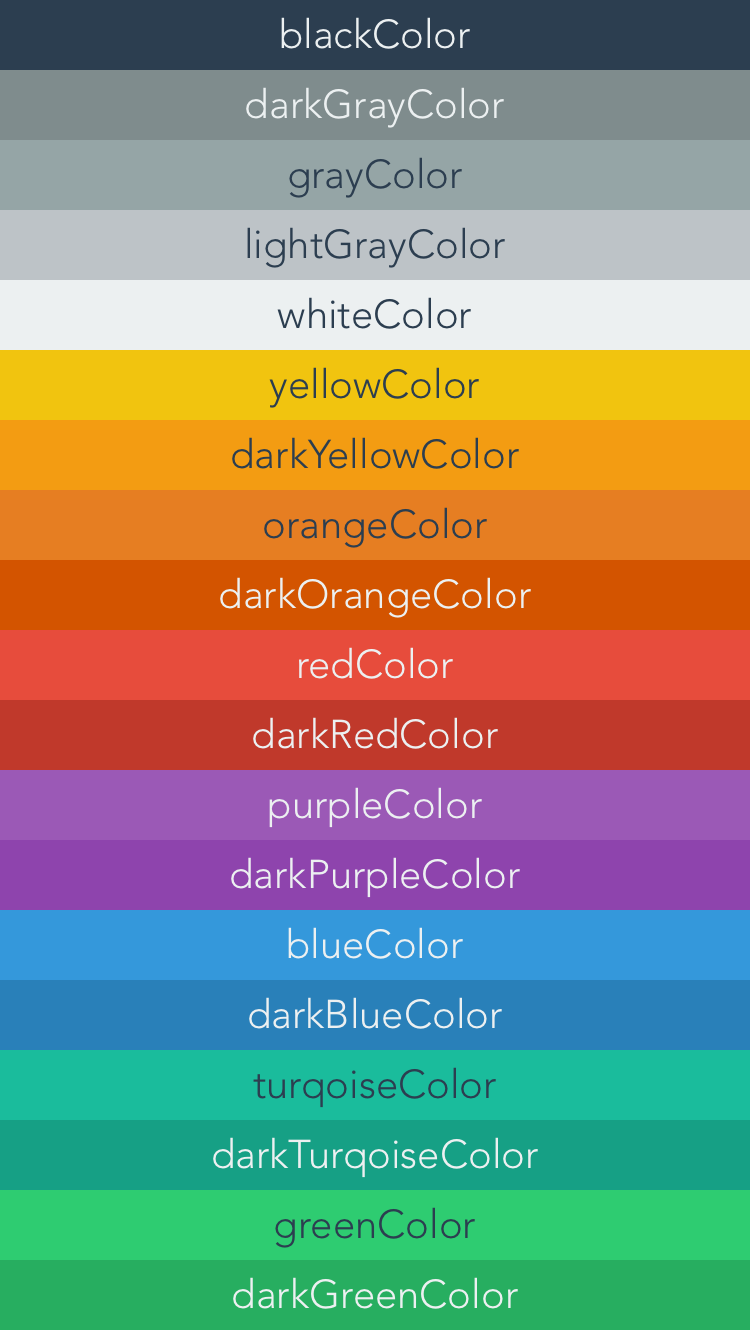 All Flat UI Colors