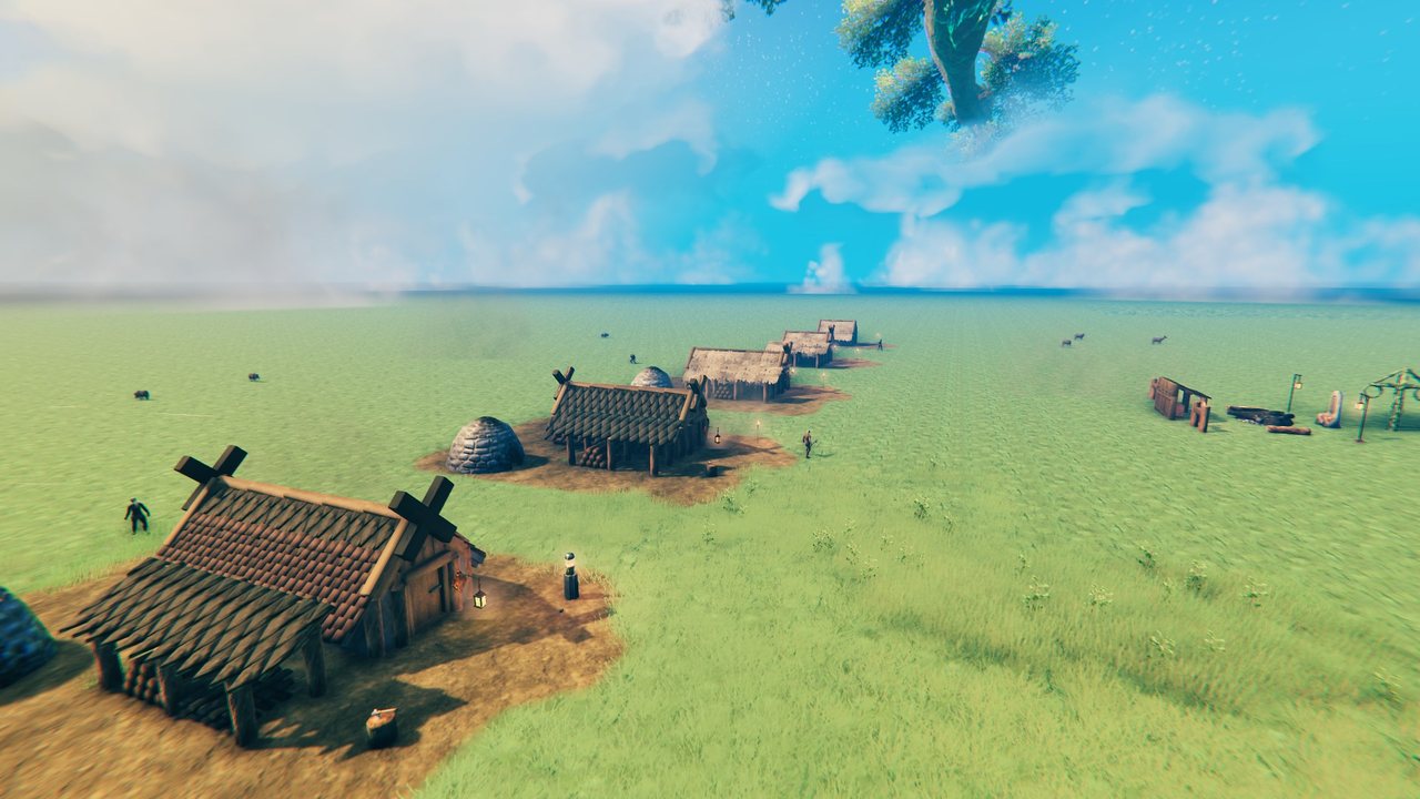 The Lumberjack's Hut at levels 5 down to 1