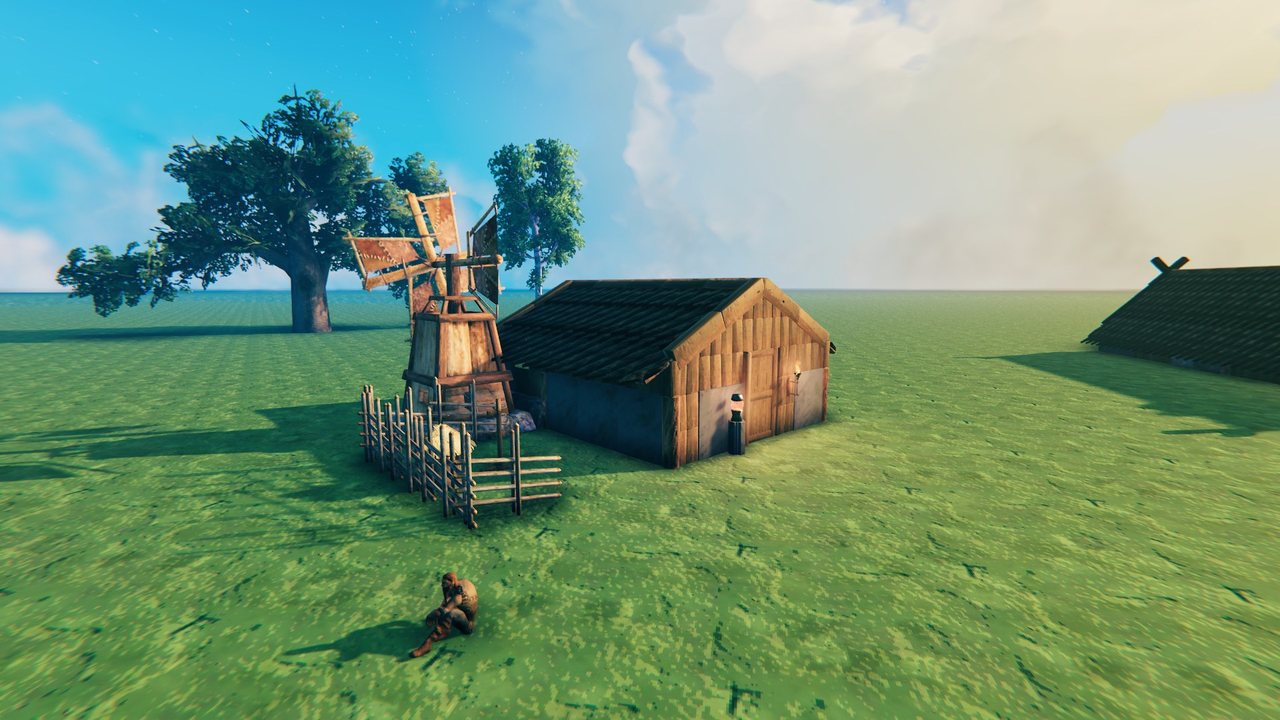 The Farm and its windmill