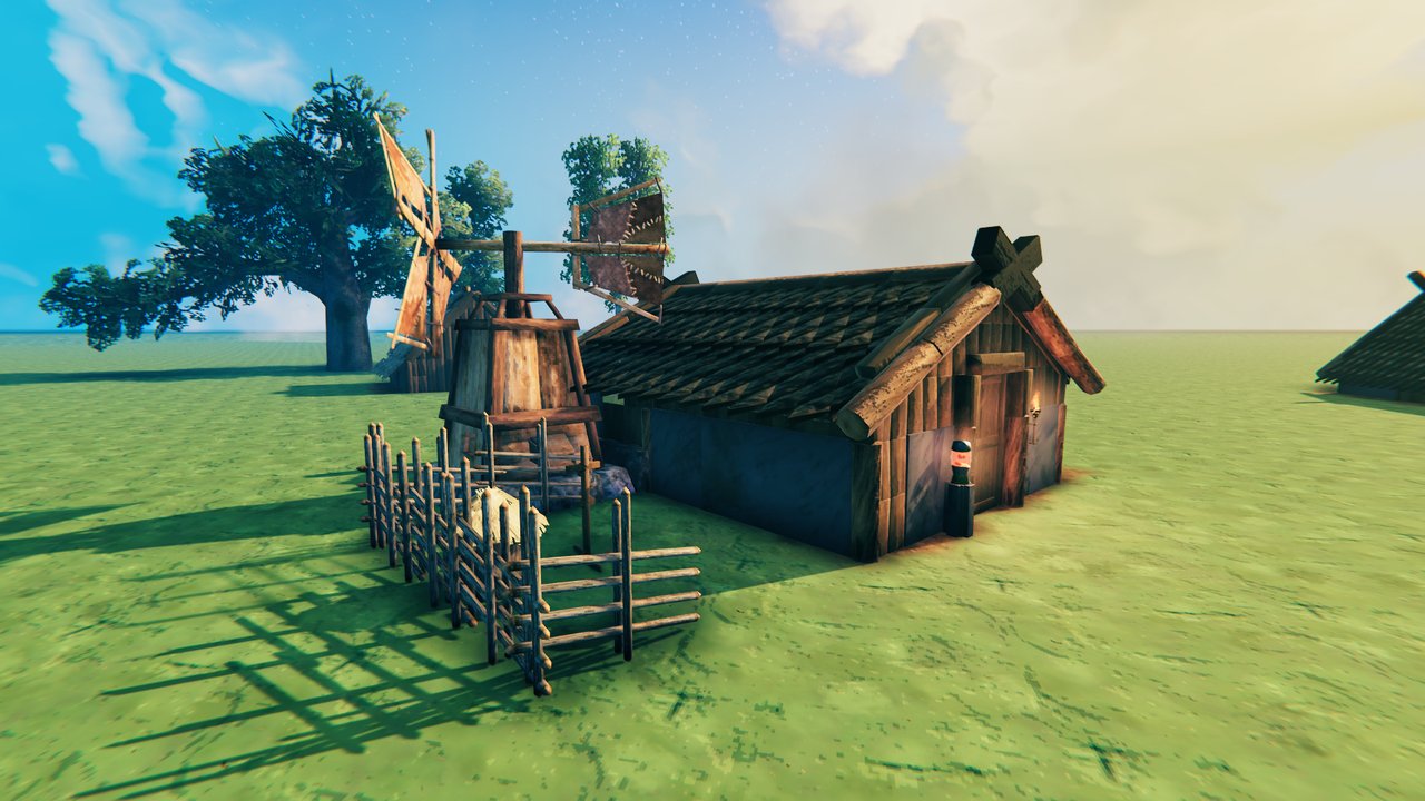 The Farm and its windmill