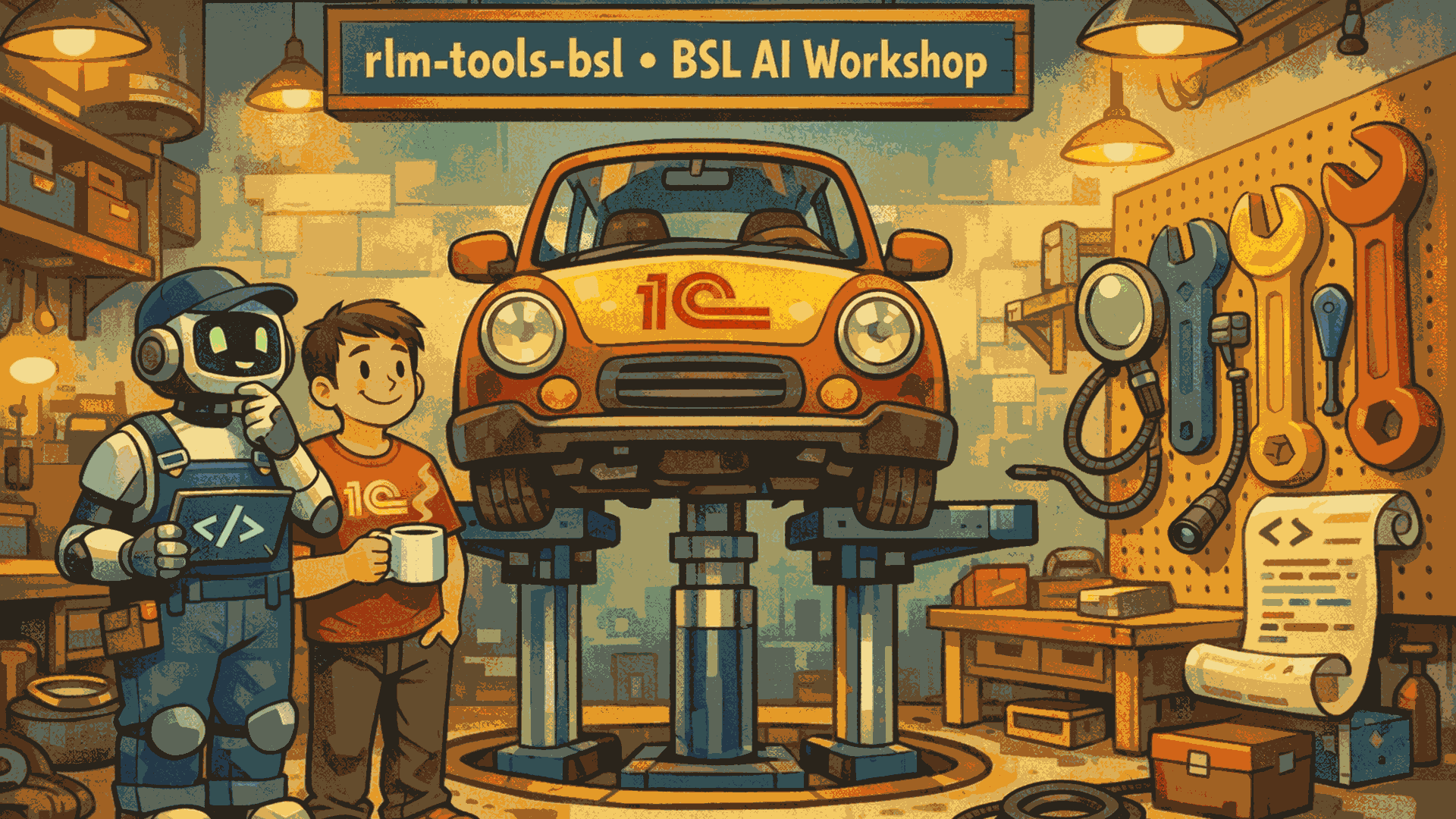 rlm-tools-bsl — мастерская для AI-агентов, работающих с 1С