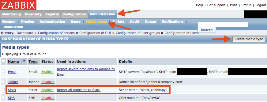 zabbix_admin_media