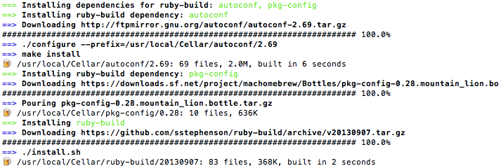 Installing ruby-build