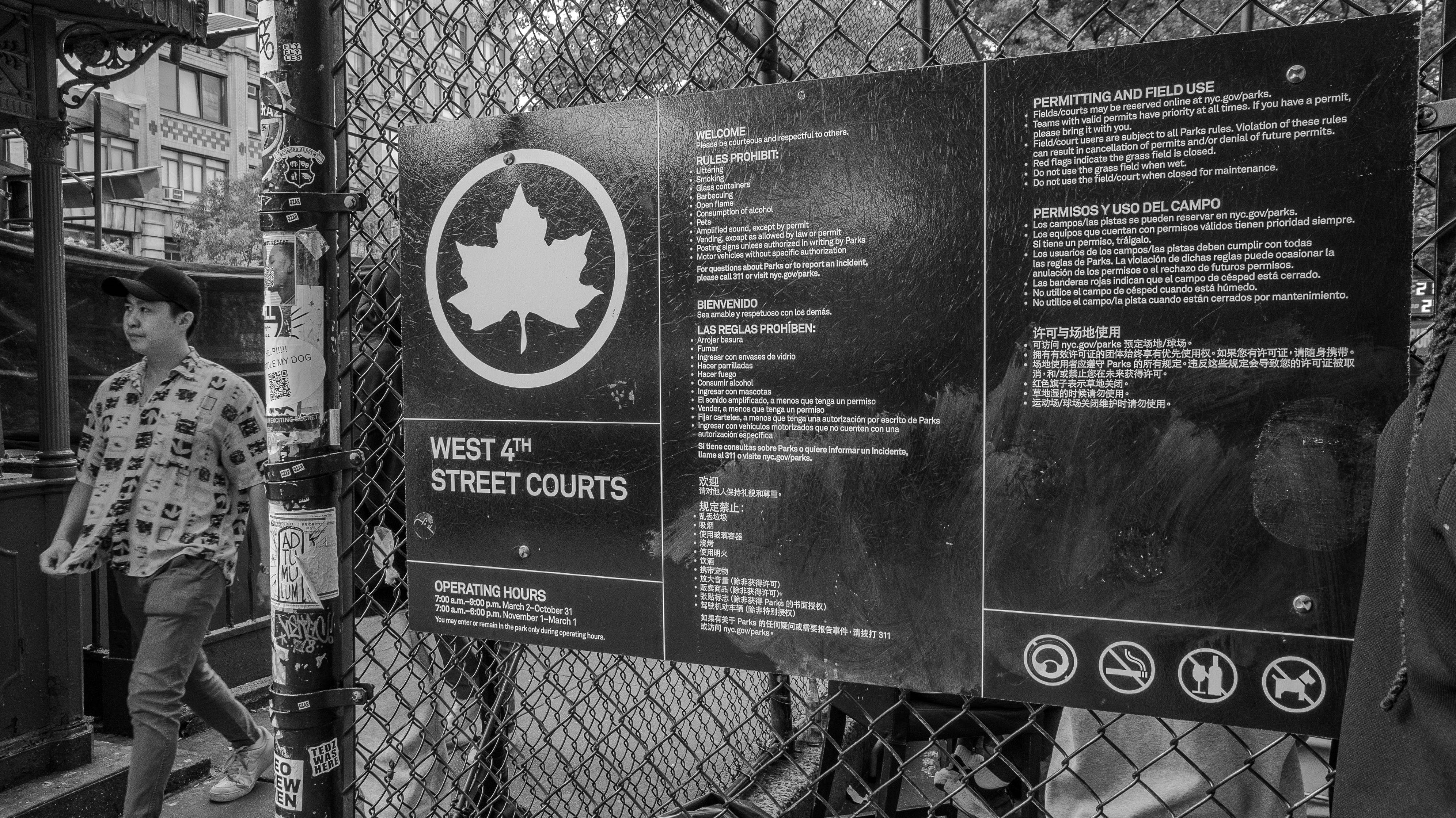 New York basketball courts documentary photography