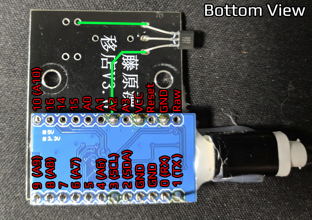 Bottom View of the v3 PCB