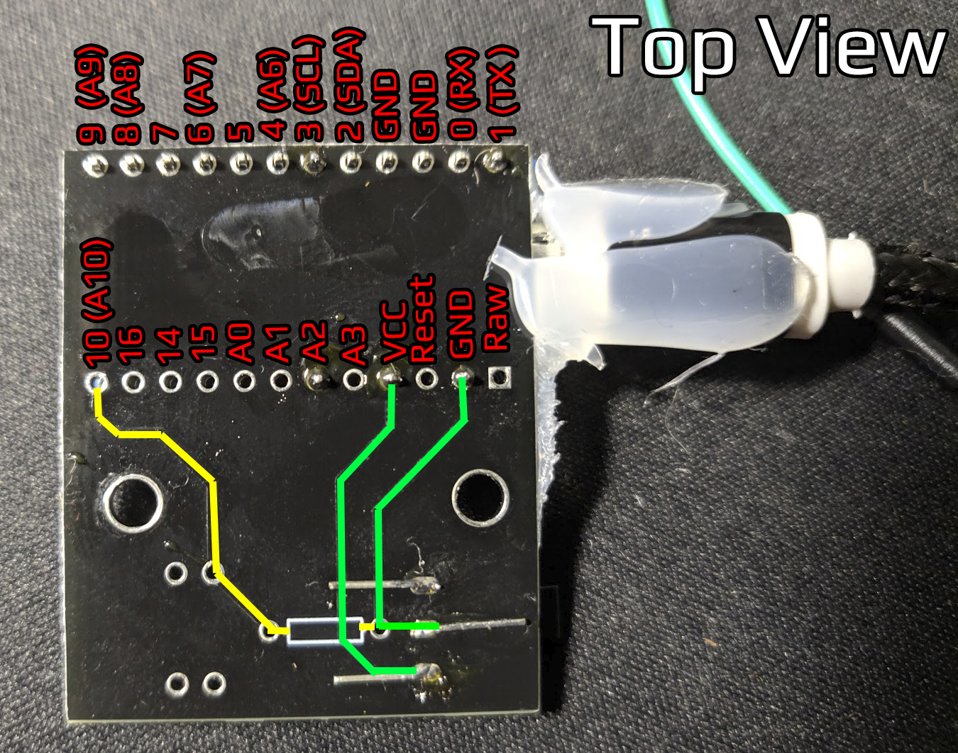 Top View of the v3 PCB