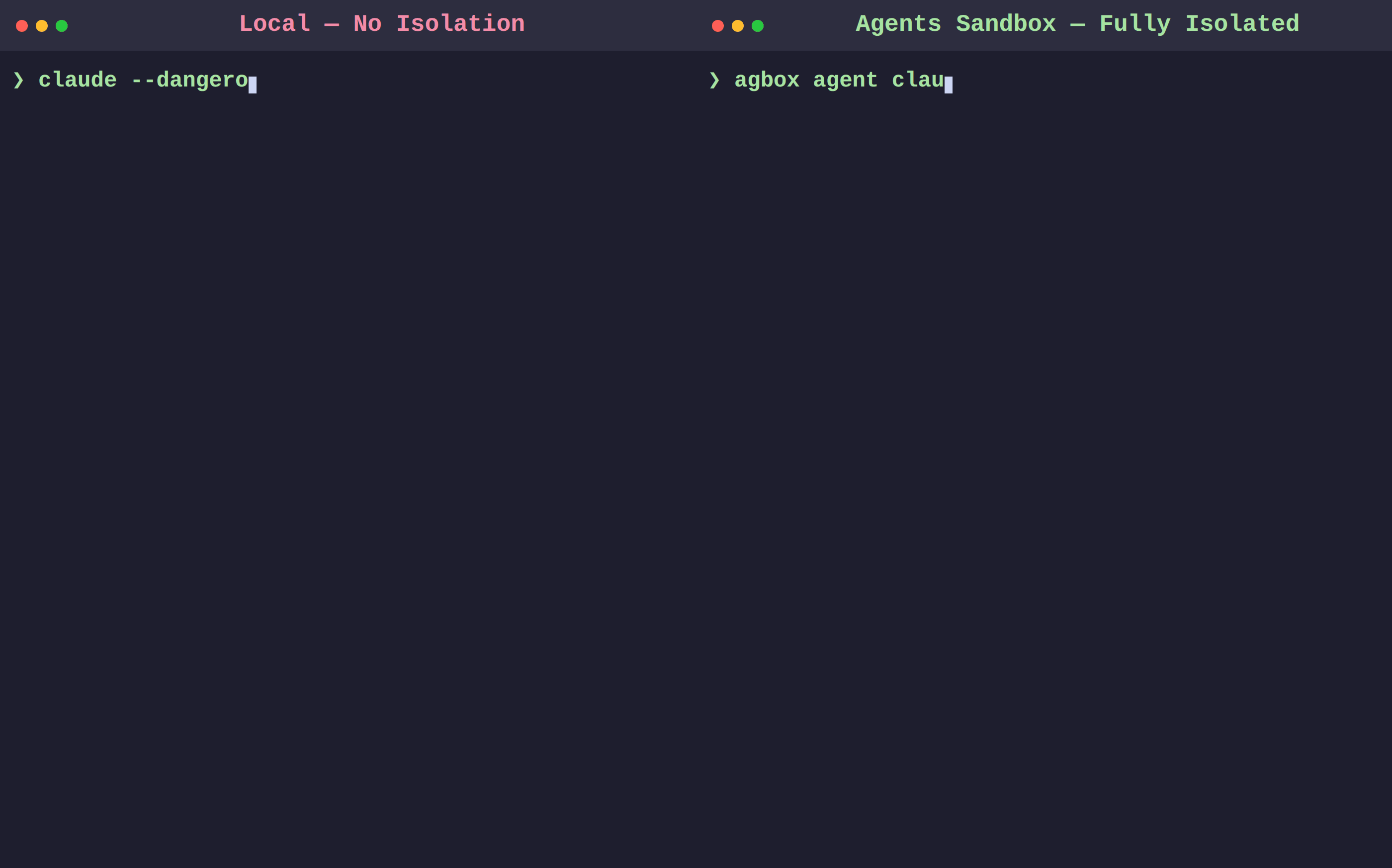 Sandbox Create → Agent Execute → Results → Sandbox Destroy