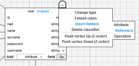 context-menu vertex