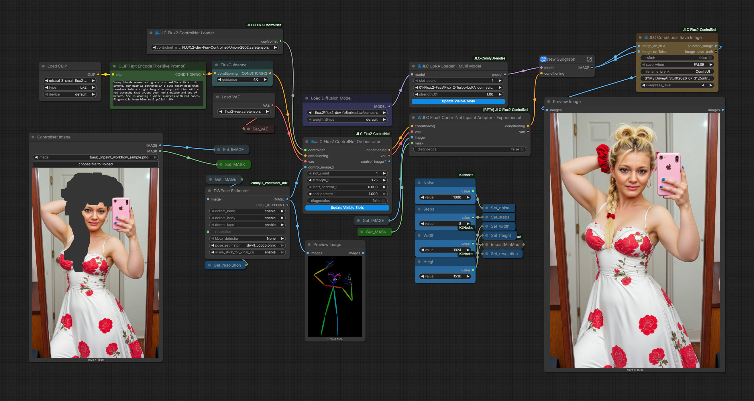 Inpainting workflow