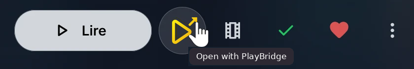 Option B: the yellow button