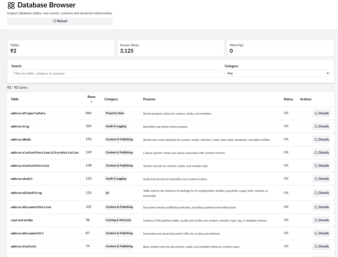 Database Browser