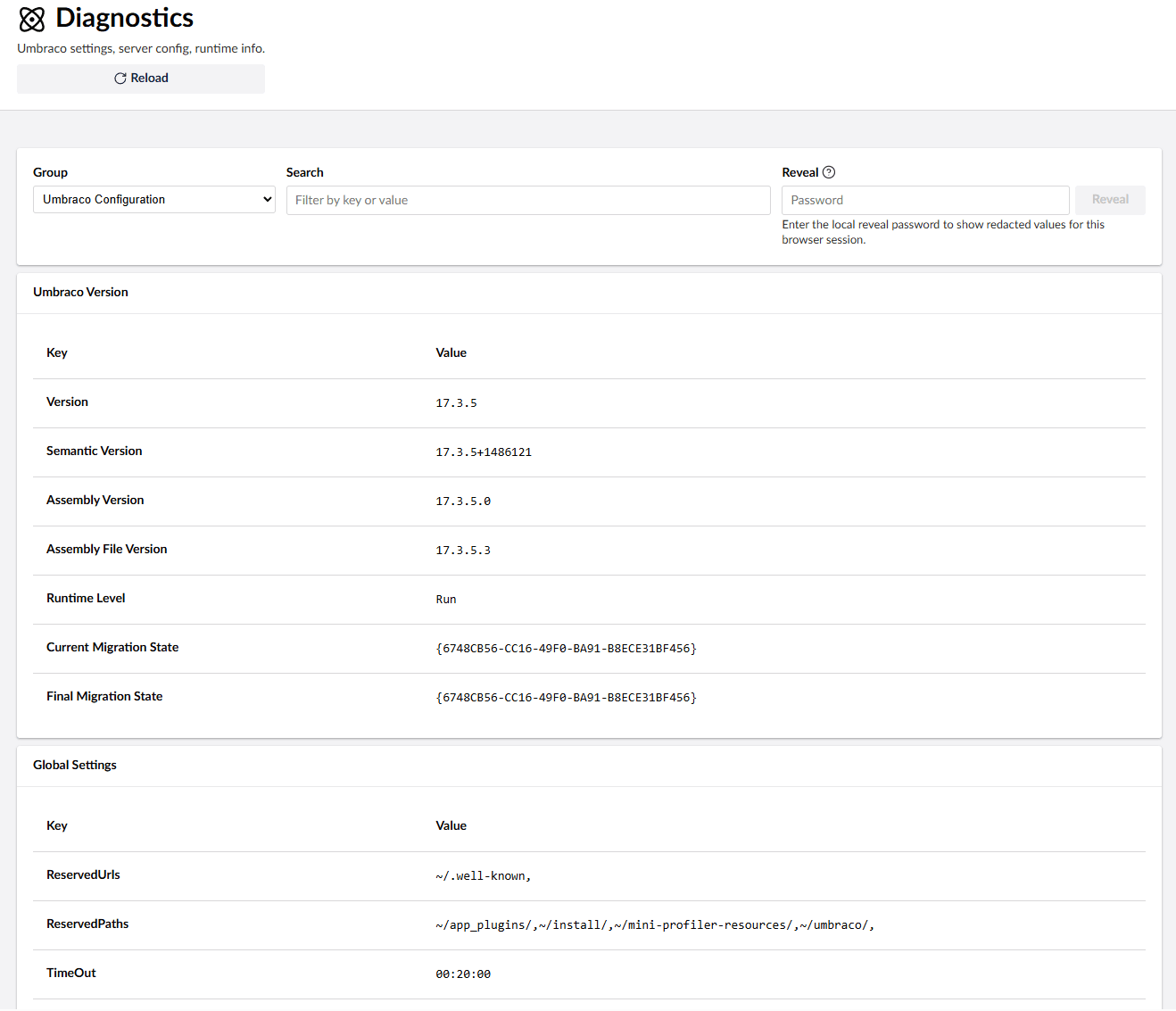 Diagnostics