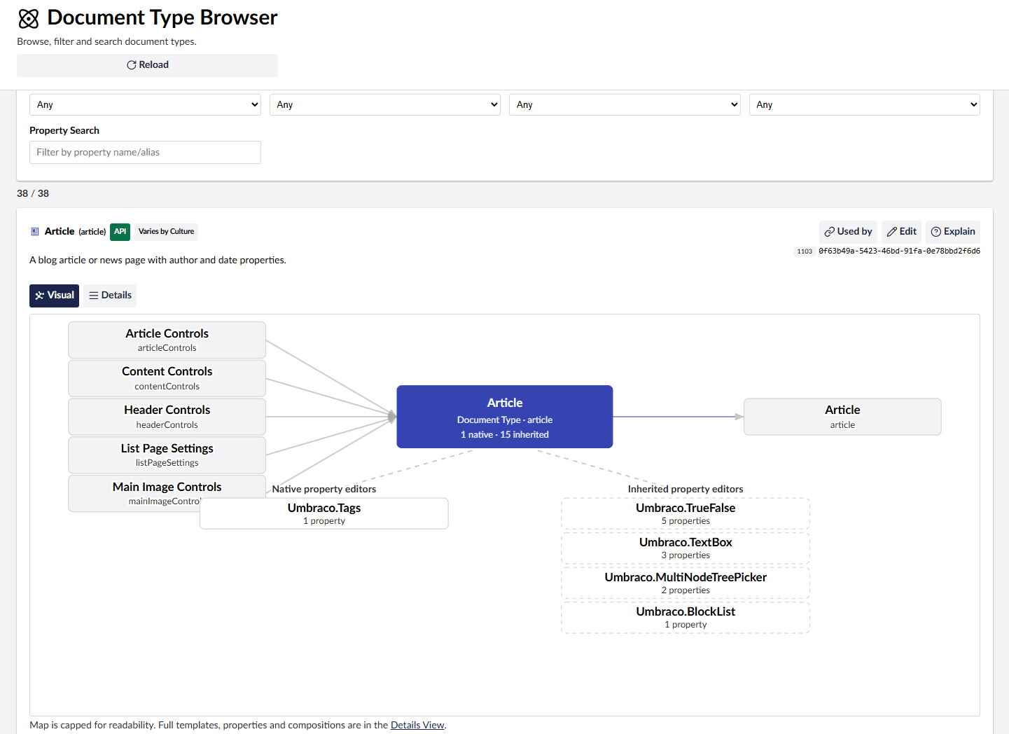 Document Type visual browser