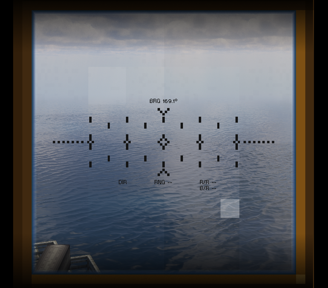 The rangefinder sight reticle