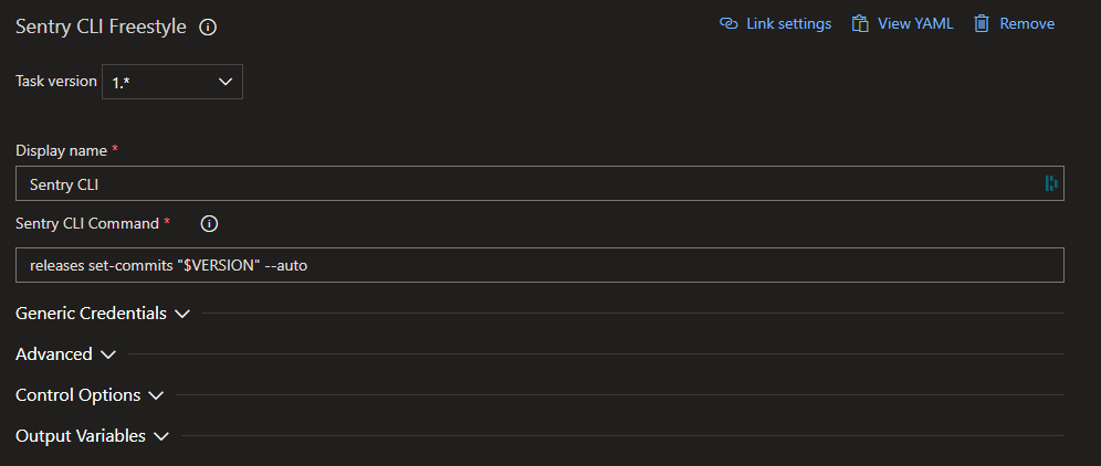 Picture of Pipeline Configuration