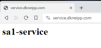 Web service SA