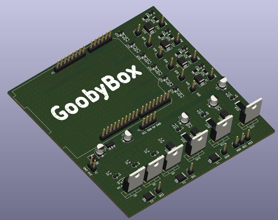 Goobylåda - Kretskort, from the project README