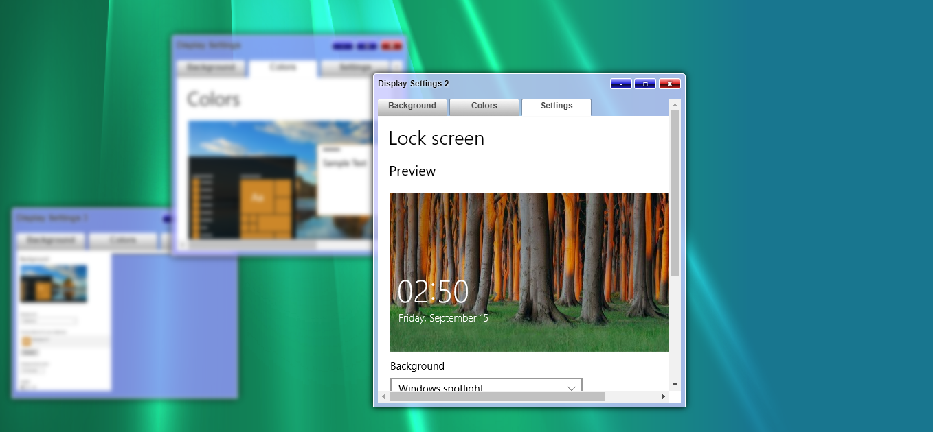 Example : Single Screen, Single Focus Desktop App