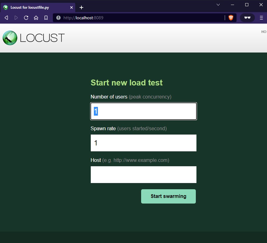 Localhost UI