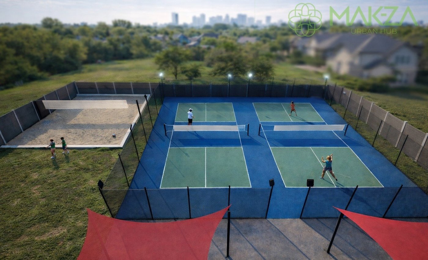 Jesus Youth Hub vision render — coffee shop, courts and community spaces