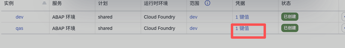 Service key entry