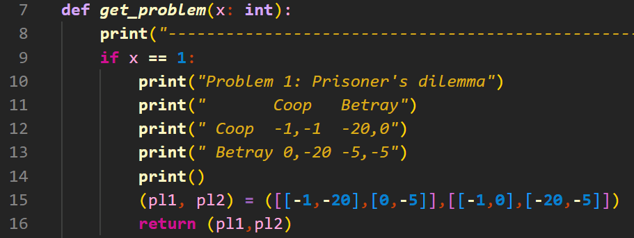 Python example 1
