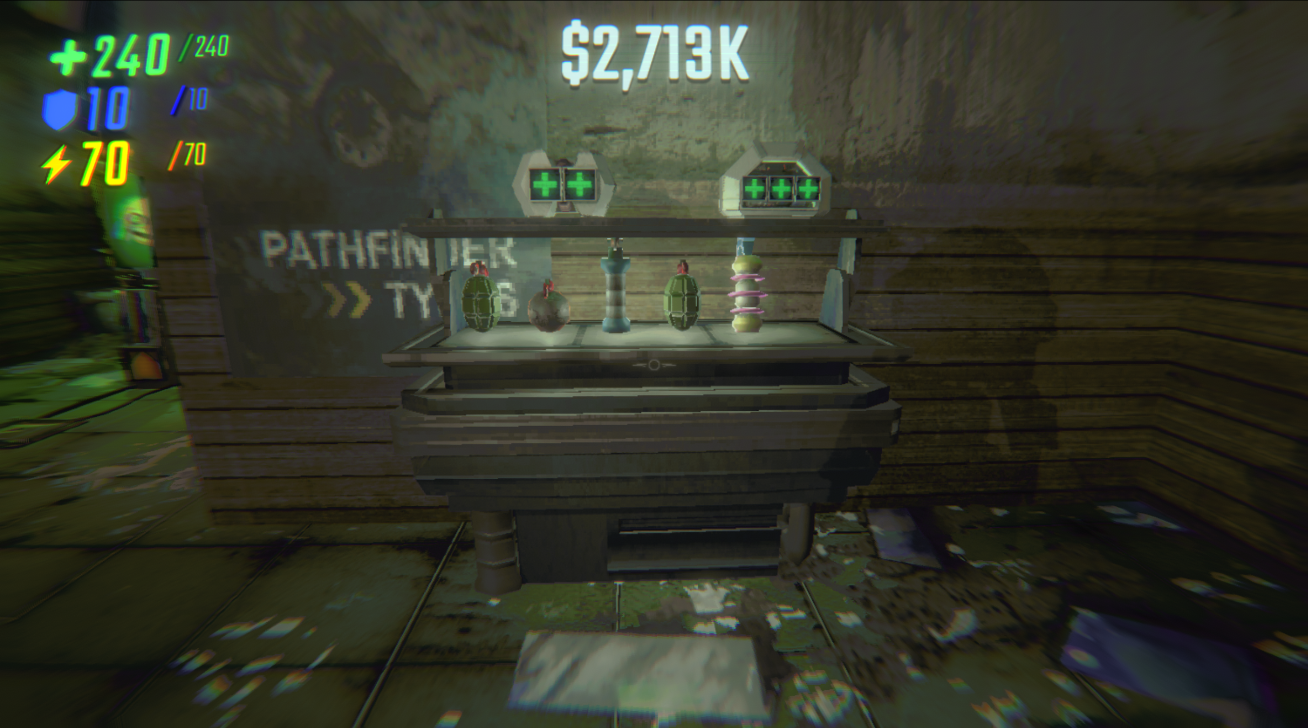 Medkits And Grenades Shelf