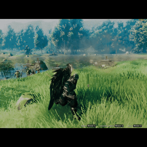 Tyr blade volley