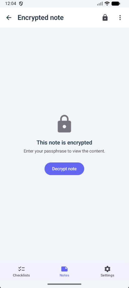 Encrypted locked light
