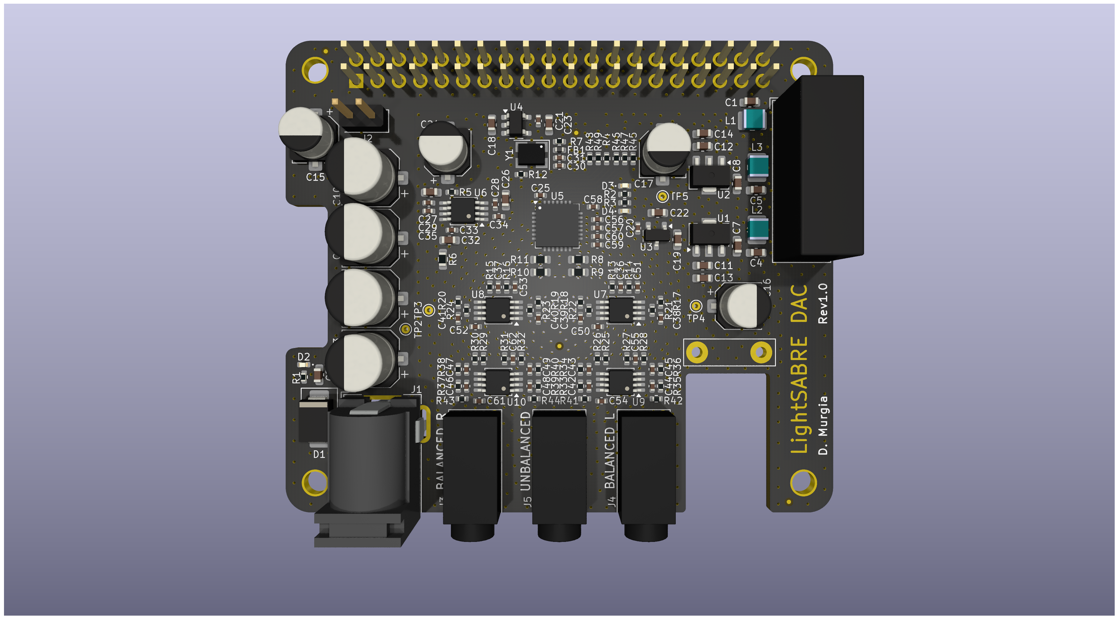 Lightsabre dac, from the project README