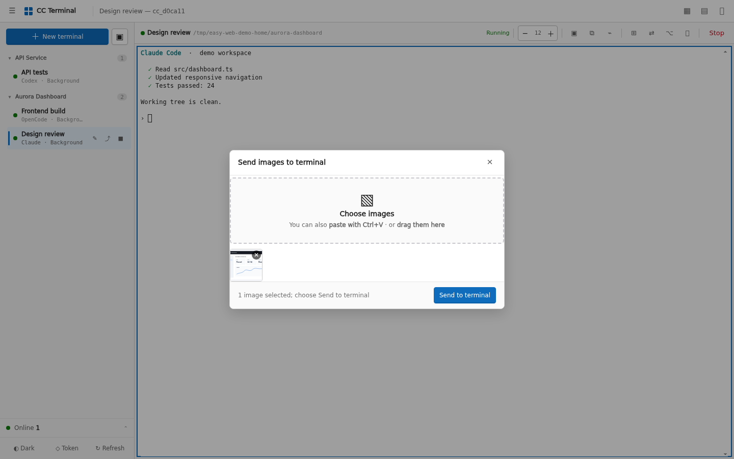 Paste or drag an image