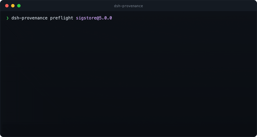 dsh-provenance demo