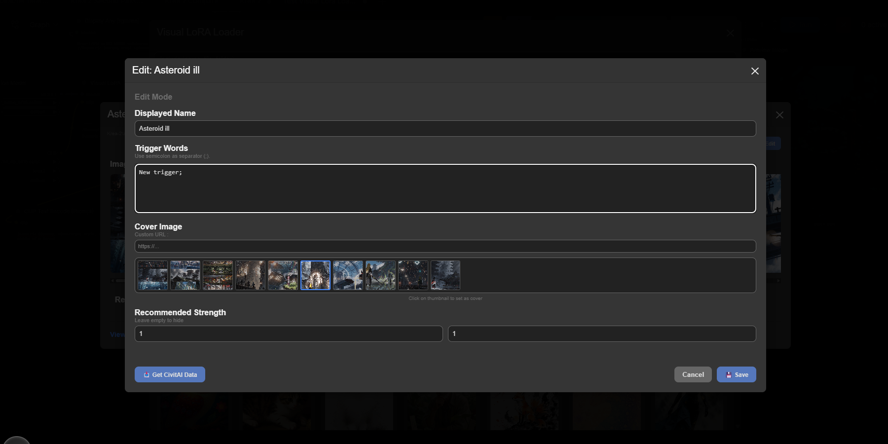 Editor Modal