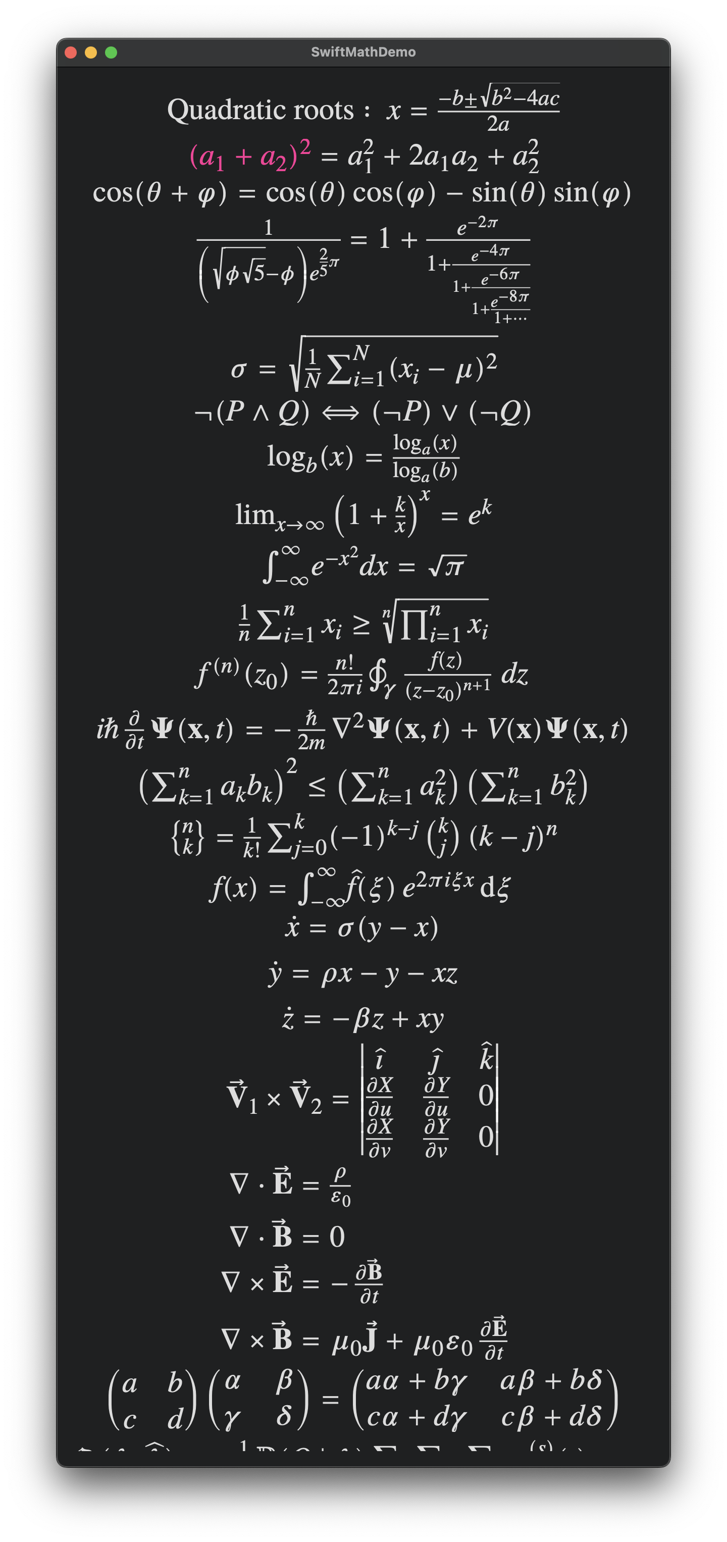 Quadratic Formula