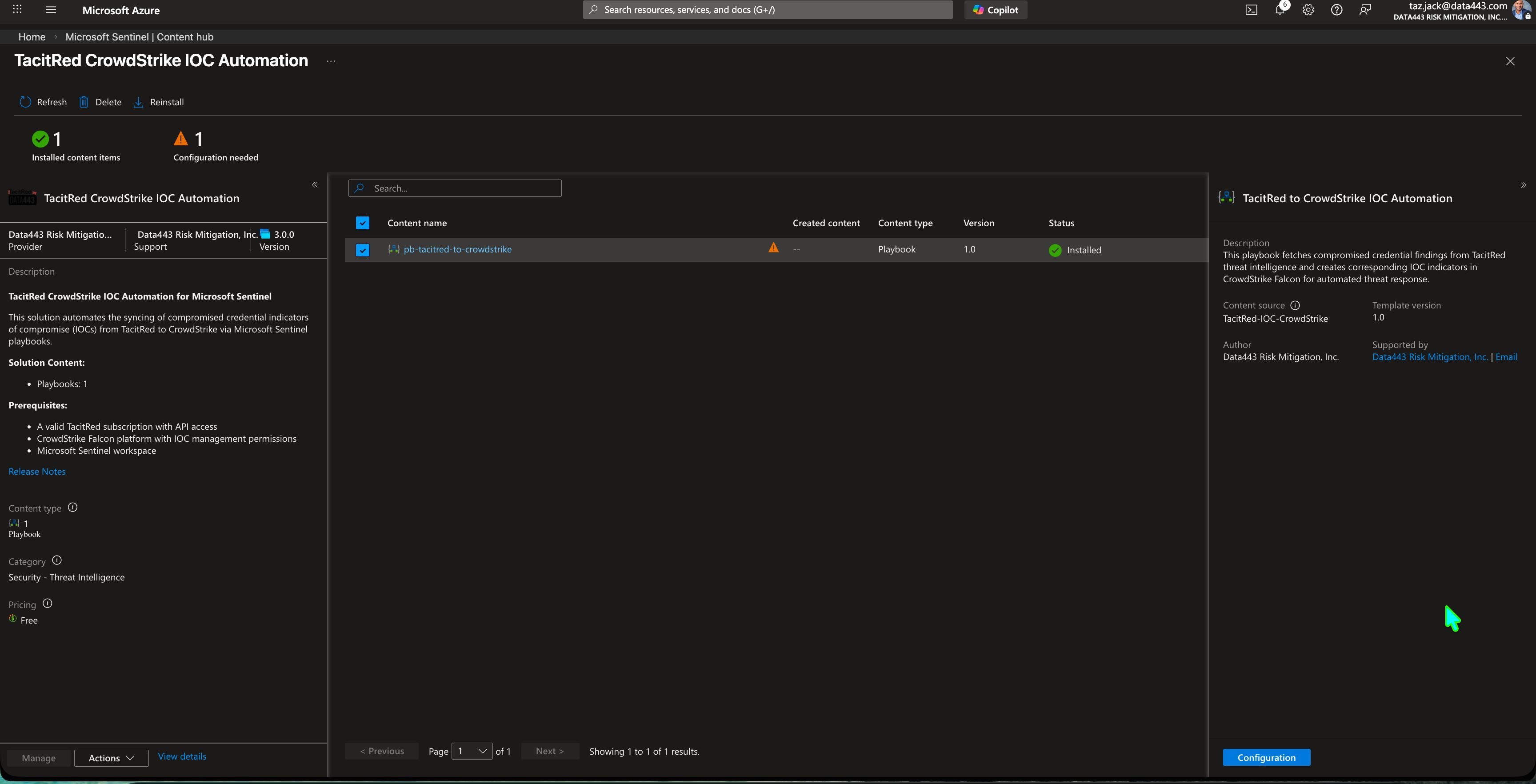 Content Hub Installed